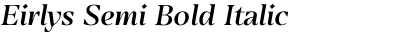 Eirlys Semi Bold Italic